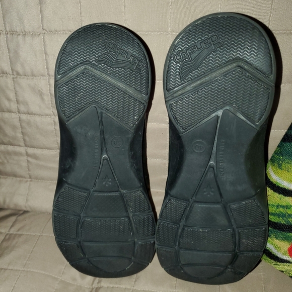 Dansko Black and Gray Slip-On Shoes - Picture 3 of 4